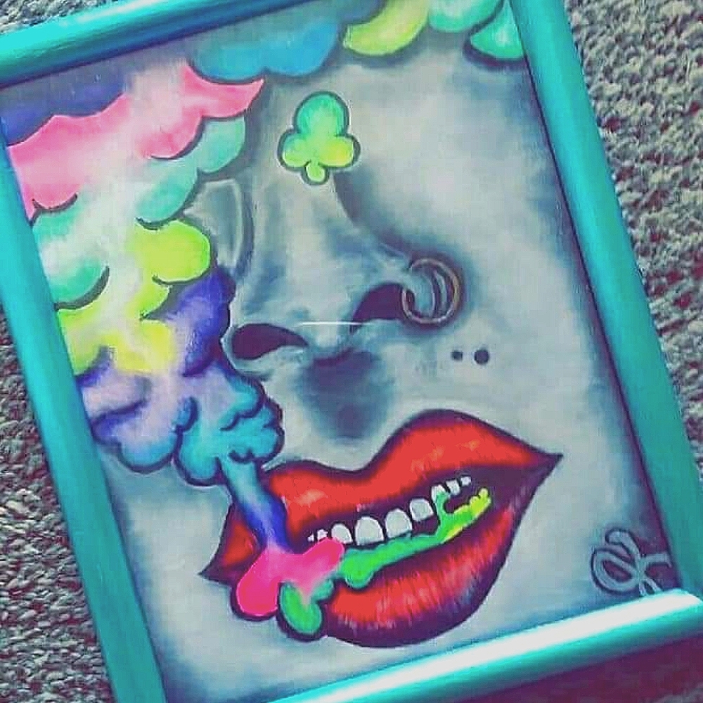 Hand drawn abstract picture